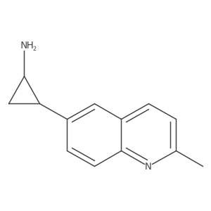 2-(2-Methylquinolin-6-yl)cyclopropan-1-amine结构式