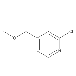 2-Chloro-4-(1-methoxyethyl)pyridine结构式