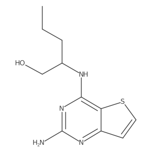 (S)-2-((2-Aminothieno[3,2-D]pyrimidin-4-YL)amino)pentan-1-OL Structure