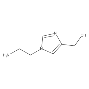 [1-(2-aminoethyl)-1H-imidazol-4-yl]methanol Structure