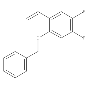 1-(Benzyloxy)-4,5-difluoro-2-vinylbenzene Structure