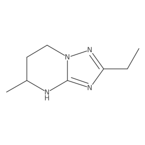 2-Ethyl-5-methyl-4H,5H,6H,7H-[1,2,4]triazolo[1,5-a]pyrimidine结构式
