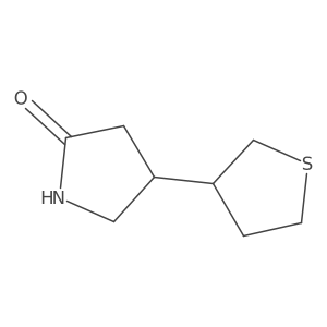 4-(Thiolan-3-yl)pyrrolidin-2-one结构式