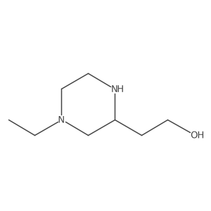 2-(4-Ethyl-2-piperazinyl)-1-ethanol结构式