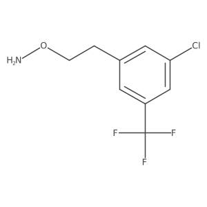 O-{2-[3-chloro-5-(trifluoromethyl)phenyl]ethyl}hydroxylamine结构式