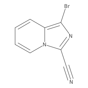 1-Bromoimidazo[1,5-a]pyridine-3-carbonitrile Structure