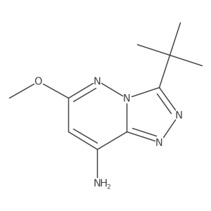 3-(tert-Butyl)-6-methoxy-[1,2,4]triazolo[4,3-b]pyridazin-8-amine Structure