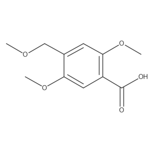 2,5-Dimethoxy-4-(methoxymethyl)benzoic acid Structure