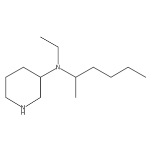 N-ethyl-N-(hexan-2-yl)piperidin-3-amine结构式
