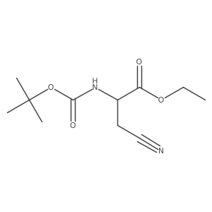 Ethyl 2-(Boc-amino)-3-cyanopropanoate Structure