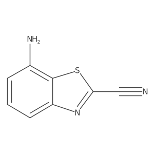 7-Aminobenzo[d]thiazole-2-carbonitrile结构式