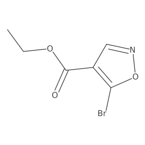 Ethyl 5-bromo-1,2-oxazole-4-carboxylate结构式