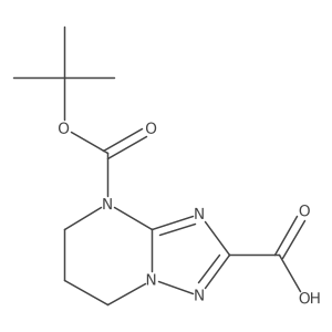 4-[(tert-butoxy)carbonyl]-4H,5H,6H,7H-[1,2,4]triazolo[1,5-a]pyrimidine-2-carboxylic acid Structure