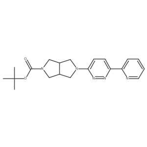 tert-butyl 5-(6-(pyridin-2-yl)pyridazin-3-yl)hexahydropyrrolo[3,4-c]pyrrole-2(1H)-carboxylate Structure