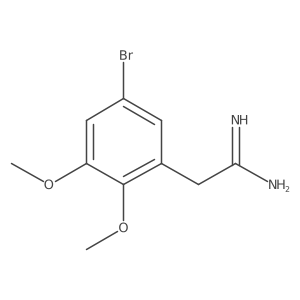 2-(5-Bromo-2,3-dimethoxyphenyl)ethanimidamide结构式