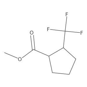 Methyl 2-(trifluoromethyl)cyclopentane-1-carboxylate Structure