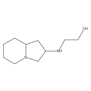 2-[(Octahydroindolizin-2-yl)amino]ethan-1-ol Structure