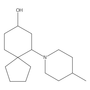 6-(4-Methylpiperidin-1-yl)spiro[4.5]decan-8-ol Structure
