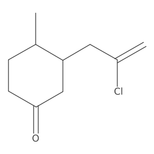 3-(2-Chloroprop-2-en-1-yl)-4-methylcyclohexan-1-one Structure