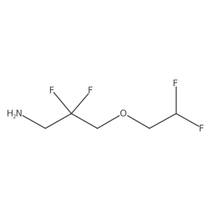 3-(2,2-Difluoroethoxy)-2,2-difluoropropan-1-amine Structure