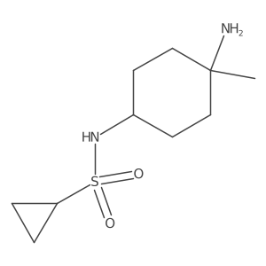 N-(4-amino-4-methylcyclohexyl)cyclopropanesulfonamide Structure