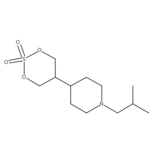 5-[1-(2-Methylpropyl)piperidin-4-yl]-1,3,2lambda6-dioxathiane-2,2-dione Structure