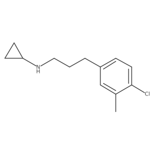 N-[3-(4-chloro-3-methylphenyl)propyl]cyclopropanamine Structure