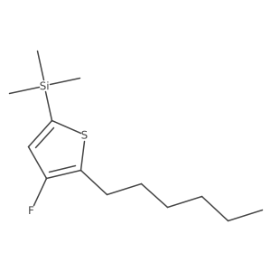3-Fluoro-2-hexyl-5-trimethylsilylthiophene Structure