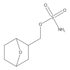 {7-Oxabicyclo[2.2.1]heptan-2-yl}methyl sulfamate结构式
