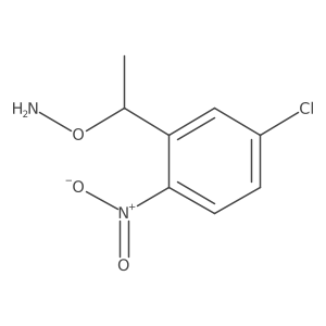O-[1-(5-chloro-2-nitrophenyl)ethyl]hydroxylamine Structure