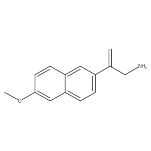 2-(6-Methoxynaphthalen-2-yl)prop-2-en-1-amine结构式