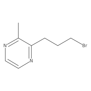 2-(3-Bromopropyl)-3-methylpyrazine Structure
