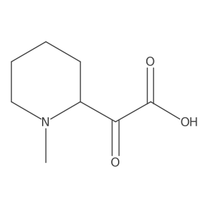 2-(1-Methylpiperidin-2-yl)-2-oxoacetic acid结构式