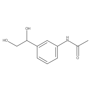 N-[3-(1,2-dihydroxyethyl)phenyl]acetamide结构式