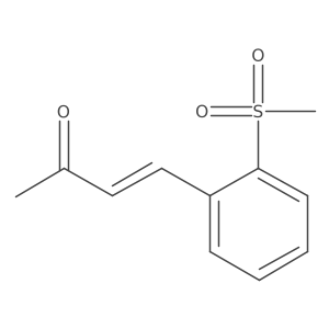 4-(2-Methanesulfonylphenyl)but-3-en-2-one结构式