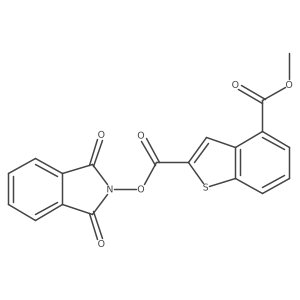 2-(1,3-dioxo-2,3-dihydro-1H-isoindol-2-yl) 4-methyl 1-benzothiophene-2,4-dicarboxylate结构式