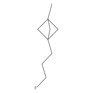 1-(3-Fluoropropyl)-3-iodobicyclo[1.1.1]pentane Structure
