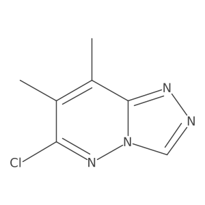 6-Chloro-7,8-dimethyl-[1,2,4]triazolo[4,3-b]pyridazine Structure