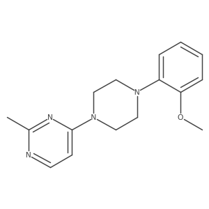 4-[4-(2-Methoxyphenyl)piperazin-1-yl]-2-methylpyrimidine结构式