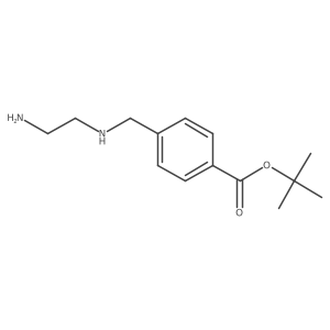 Tert-butyl 4-{[(2-aminoethyl)amino]methyl}benzoate Structure