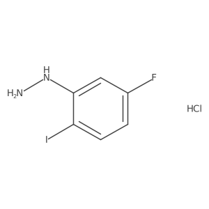 (5-Fluoro-2-iodophenyl)hydrazinehydrochloride结构式