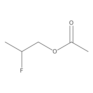 1-Propanol, 2-fluoro-, 1-acetate Structure