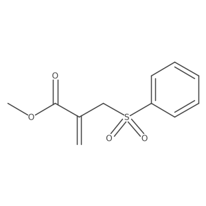 Methyl 2-((phenylsulfonyl)methyl)acrylate Structure