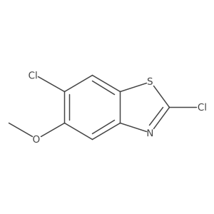 2,6-Dichloro-5-methoxybenzo[d]thiazole Structure