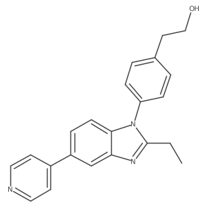 4-[2-Ethyl-5-(4-pyridinyl)-1H-benzimidazol-1-yl]benzeneethanol Structure