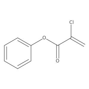 Phenyl 2-Chloroacrylate结构式