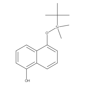 5-((tert-Butyldimethylsilyl)oxy)naphthalen-1-ol Structure