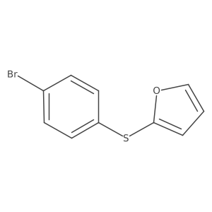 2-[(4-Bromophenyl)thio]furan结构式
