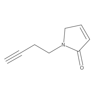 1-but-3-ynyl-2H-pyrrol-5-one Structure