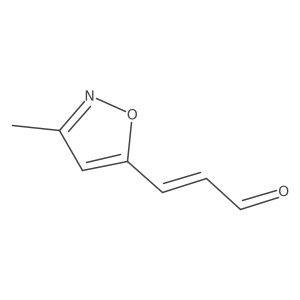 3-(3-Methyl-1,2-oxazol-5-yl)prop-2-enal Structure